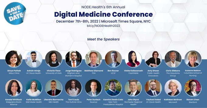 NODE.Health 6th Annual Digital Medicine Conference 12/7-8 in NYC