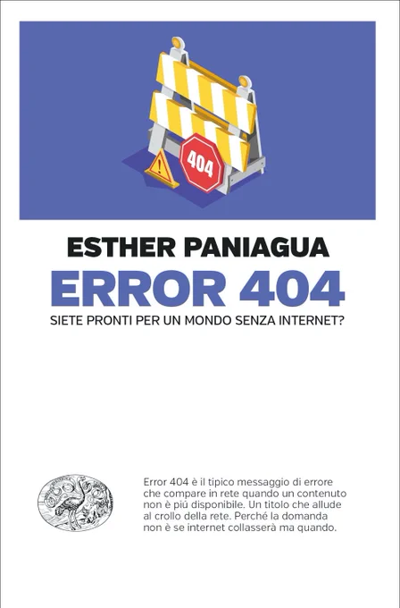 Portada de Error 404 Einaudi italiano
