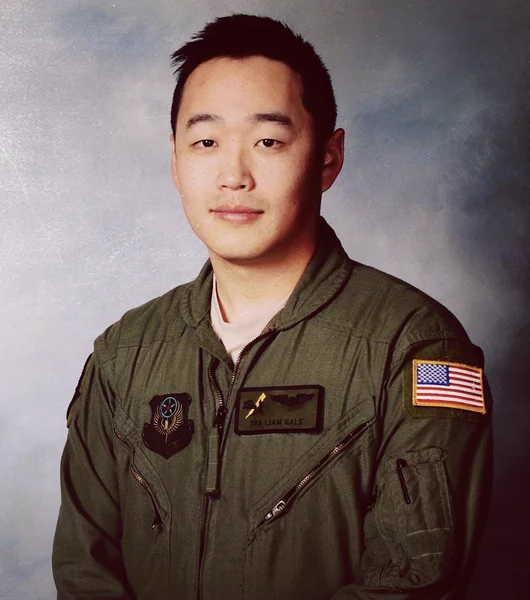 Portrait photo of Liam Gale in a U.S. Air Force uniform.
