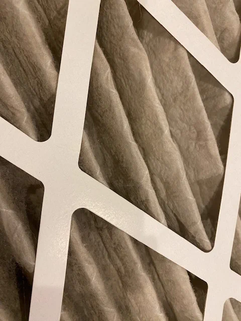 Dirty filter close up