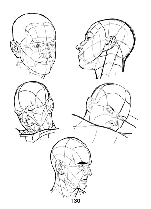Here's a page from my new book Poses For Artists Vol 7 - Faces & Expressions on www.PoseMuse.com I put it out in paperback, kindle, pdf, zip, epub, mobi, lrf, pdb and html formats.
