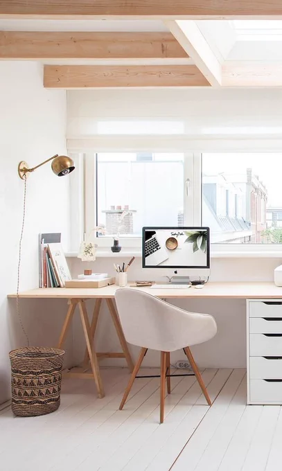 Home Office Desk Setup 
