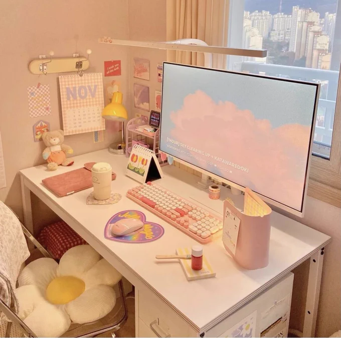 Cute Desk Setup 
