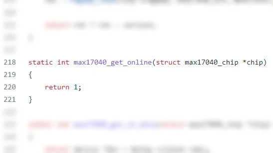 function that's hardcoded to return 1