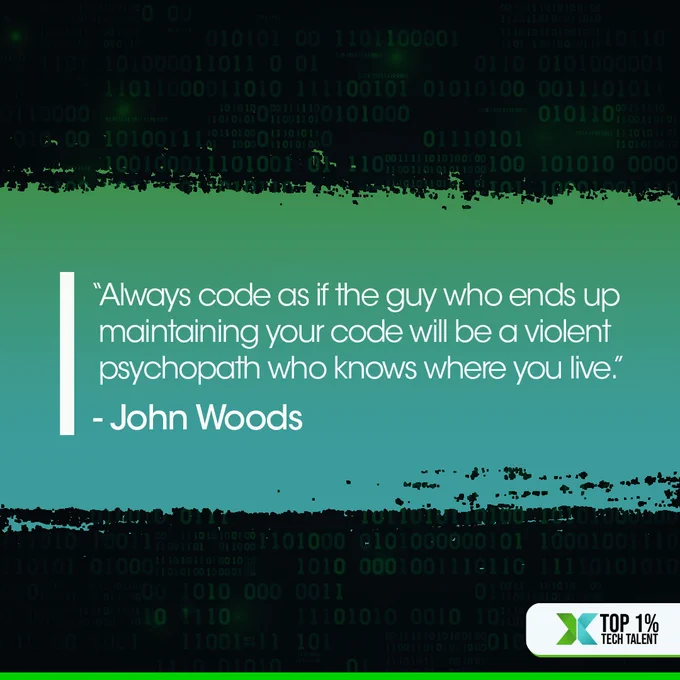 Quote by John Woods
Programming Quote