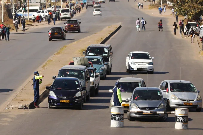 About 40% of motor vehicles on Zimbabwe's roads are uninsured (ICZ). Image: CGTN Africa. 