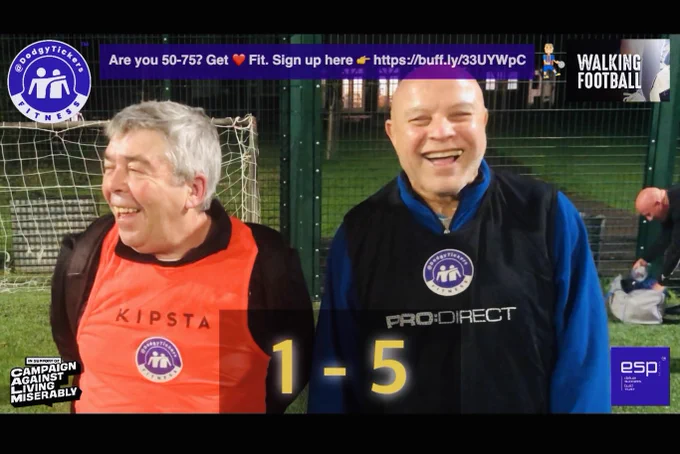 ⚽️ Missed us last week? Catch up 👉 #https://youtu.be/efDtFJ6H8ZU #Over50 #Over60 #Over70 #Football #CVD #WalthamForest #London #UK #NHS #TimeToTalk #ULEZ #Project84 #AFC #THFC #WHUFC #LOFC #MFC #Veterans #diabetes Partners: @deliver_success @theCALMzone 