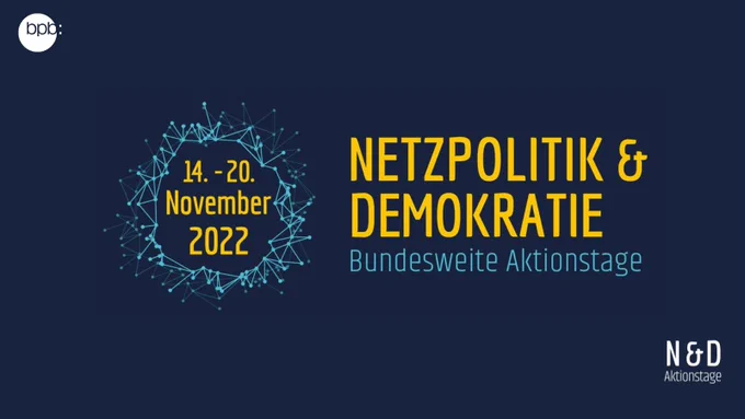 Logo der Aktionstage Netzpolitik und Demokratie