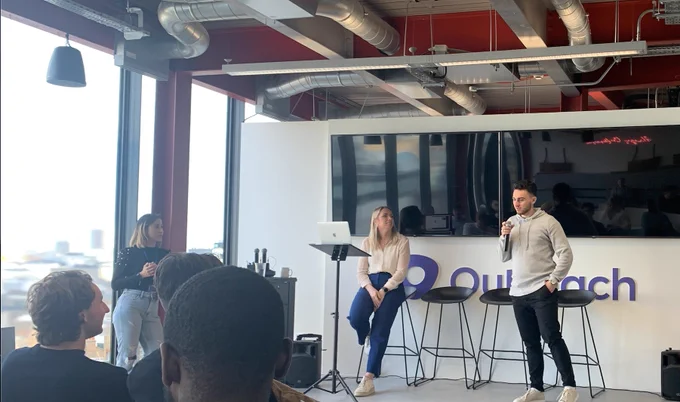 Outreach.io sales team in London