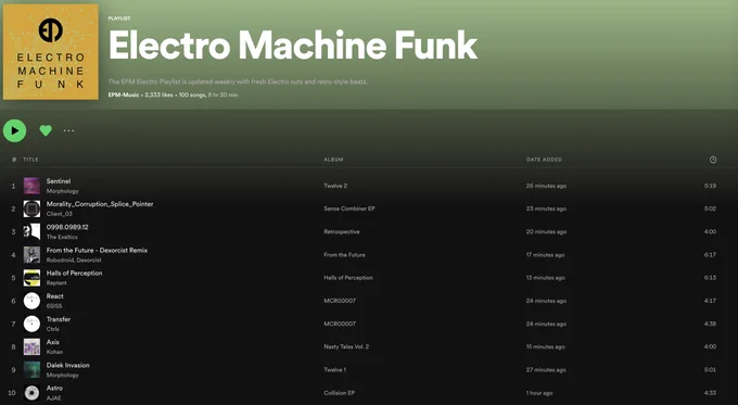 Latest Electro update