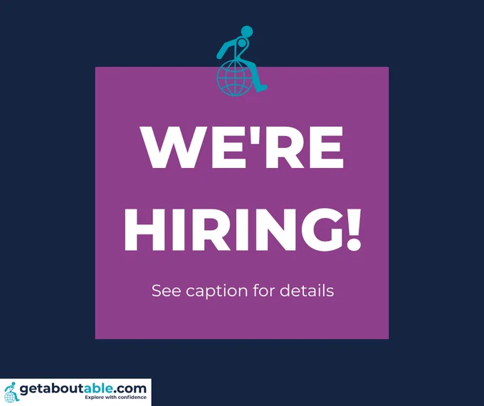 text in purple box reads "we're hiring see caption for details"
