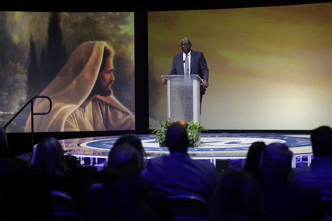 Elder Peter M. Johnson speaks at BYU devotional