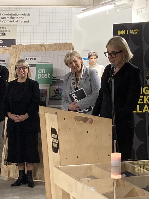 4 excellent women. Minister Heather Humphries, Pres Mary Doherty, Super Sorcha O’Raw, Charlotte Barker CEO
