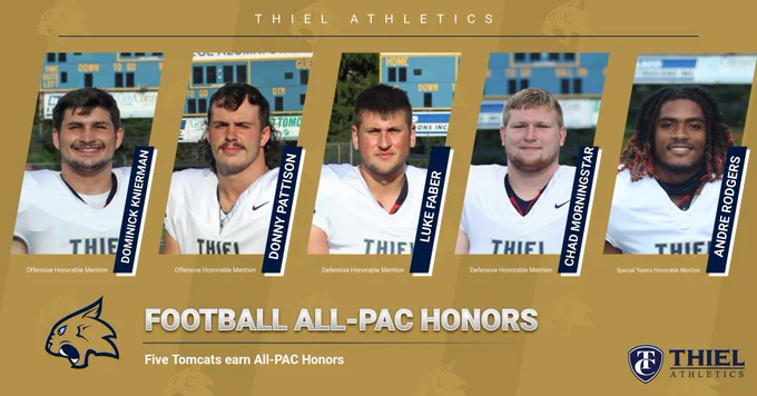 2022 Thiel All-PAC Honorees.