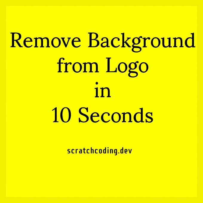 Remove Logo background in photoshop in less than 10 seconds.