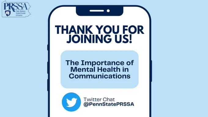 On a light blue background, a smartphone image has the text Thank you for Joining us!