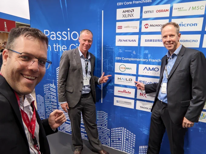 Orr Danon, Yaniv Sulkes, and Jan-Friso Blacquiere at Electronica Munich