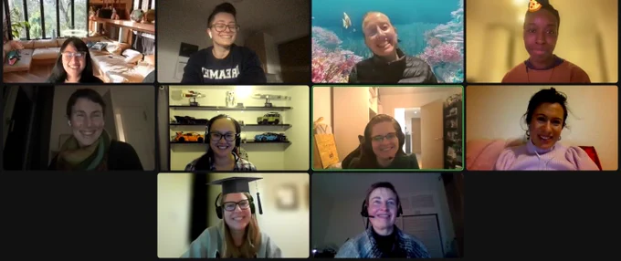 All smiles from the Wednesday Group Coding Sessions folks
