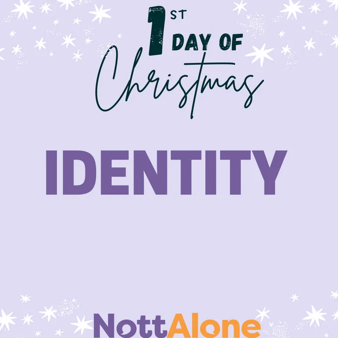 1st day of christmas- identity graphic