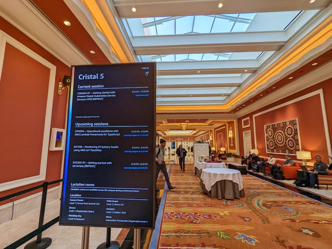 Event agenda at the wynn