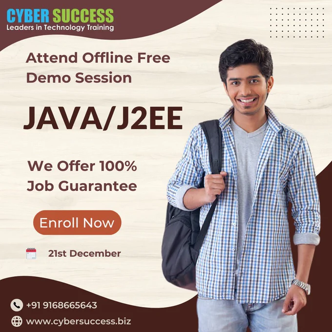 JAVA/J2EE Course by cyber success