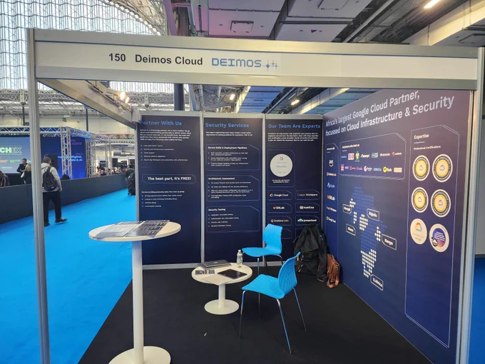Deimos booth 150 at the Digital Transformation Week, London