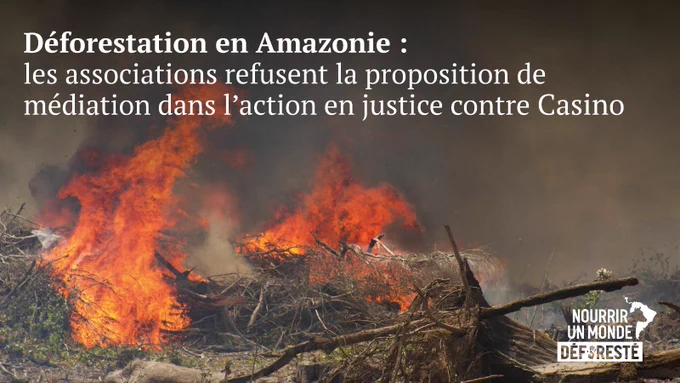 Les associations refusent la proposition de médiation dans l'action en justice contre Casino