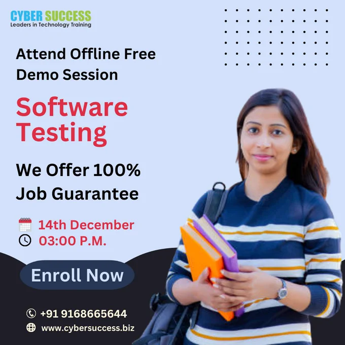 Software Testing Batch By cyber success