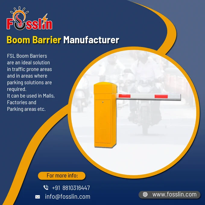 FSL Boom Barriers are an ideal solution in traffic prone areas and in areas where parking solutions are required. It can be used in Malls, Factories and Parking areas etc.