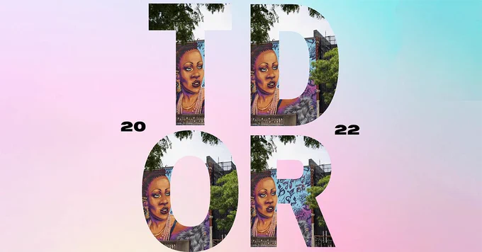 Logo for the Boston Transgender Day of Awareness 2022 Vigil
