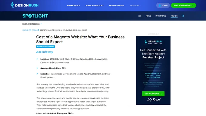leading Magento development agency in the USA