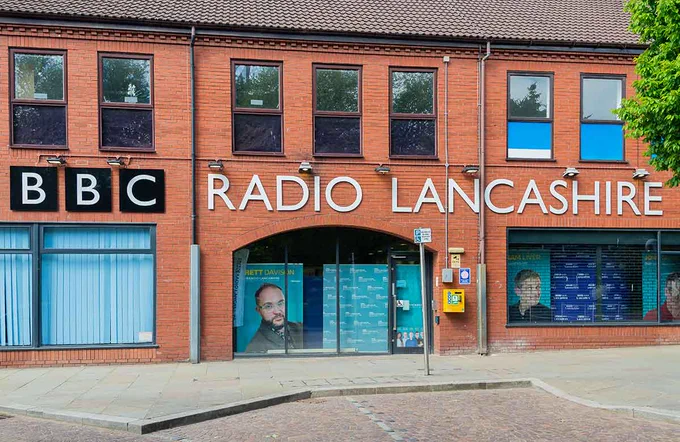 The front of the BBC Radio Lancashire building