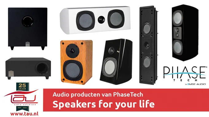 De luisteraars van vandaag willen luidsprekers die specifiek zijn ontworpen en aansluiten op hun behoeften en levensstijl. PhaseTech voorziet in deze vraag met “Speakers for your life”.  Je ontdek de audio producten van PhaseTech hop www.tau.nl/phasetech/
