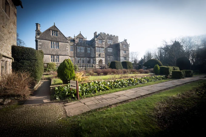 Exterior of Borwick Hall. 