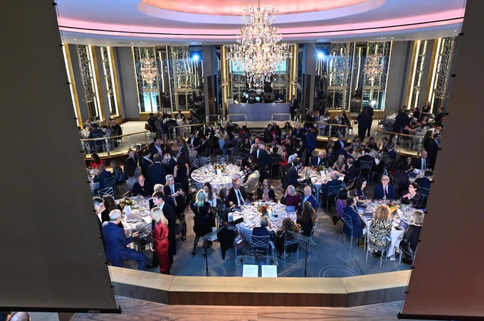 Congratulations to Gala Honoree and NYSPCC board member Maarit Glocer for her achievements with the society and generous charitable work.
Photo of the Rainbow Room event space at Rockerfeller Center New York