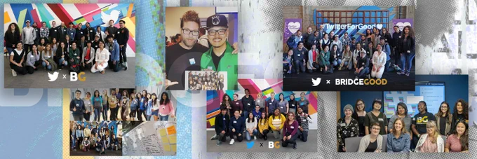For 10 years, @Twitter & #BRIDGEGOOD partnered to provide #UserExperience / #UX / #UserInterface / #UI / #ProductDesign education to 900  #designers while experiencing what it is like to work in #technology - at #Twitter HQ! https://bit.ly/twitterforgood2023
