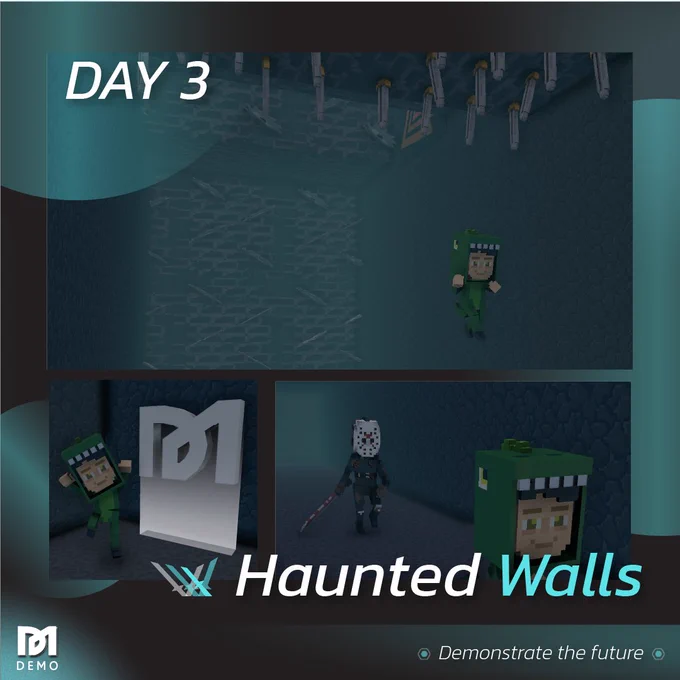 เกมวันที่ 3 (25 พ.ย.) Haunted Walls - หาทางออกจากบ้านกำแพงผีสิงสุดหลอน