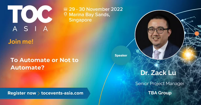 TBA Group speaking at TOC Asia 2022 | Conferences