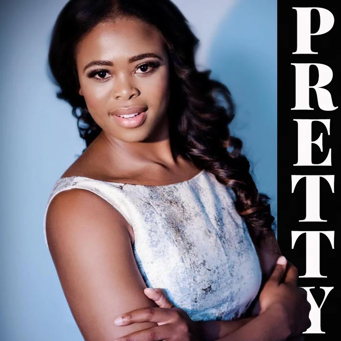 A headshot of Pretty Yende, with her name to one side.