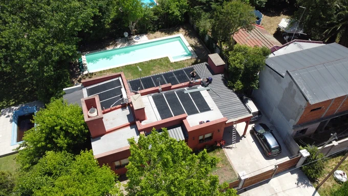 climatización de piletas con paneles solares
