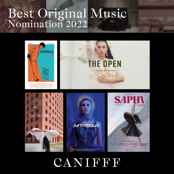 Nominees for “Best Original Music”

“Thermal”
@AnneCharlottemoulard

“The Open”
@kittenpilo
@_gluch
@saxisconrad
@hayleymacs

“The Movement”
@Inesbonhorst

“Artistique”
@kkjankovec

“Saphi”
@jcanolarumbe
@bcastro.music

#FashionFilm #OriginalMusic #CANIFFF

