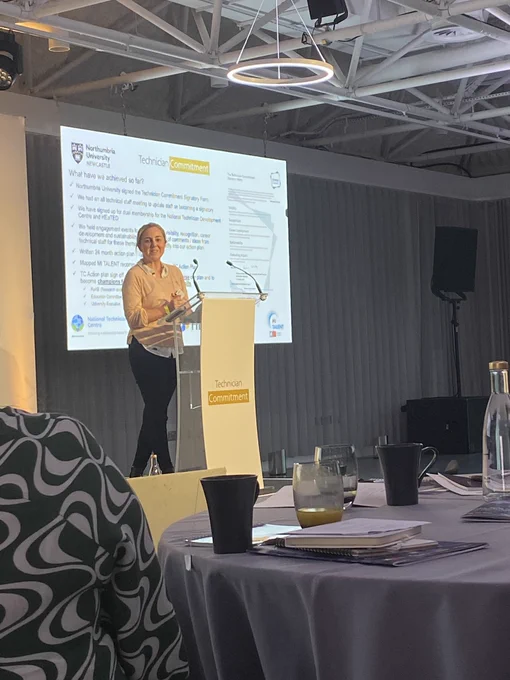 Lizzy presents on Northumbria’s strong start during their time as a Technician Commitment signatory