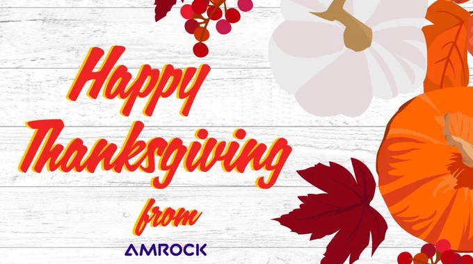 Happy Thanksgiving 2022 from Amrock!