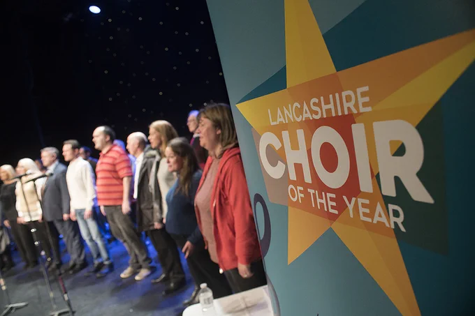 Clitheroe Parish Church Amateur Operatic Dramatic Society rehearsing.
