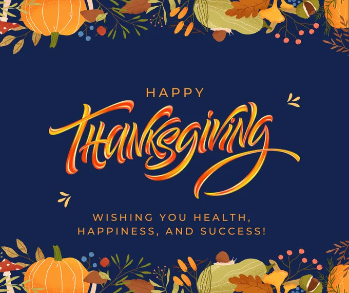 Happy Thanksgiving Facebook Post - 1
