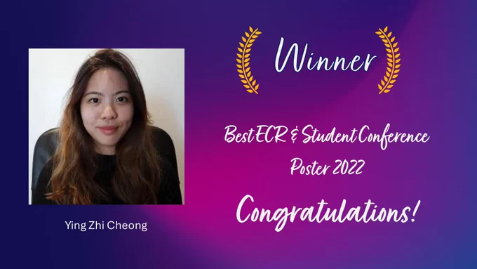 Ying Zhi Cheong - TMOS 2022 Best Poster Award