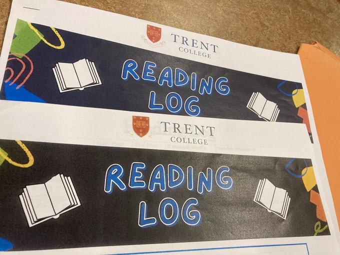 Reading log booklets