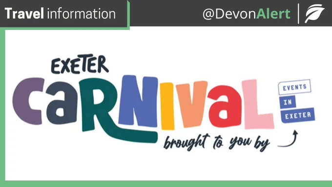 Exeter Carnival notification. 