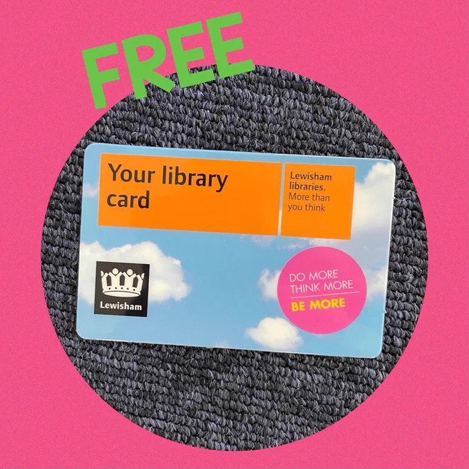 Lewisham Libraries membership card