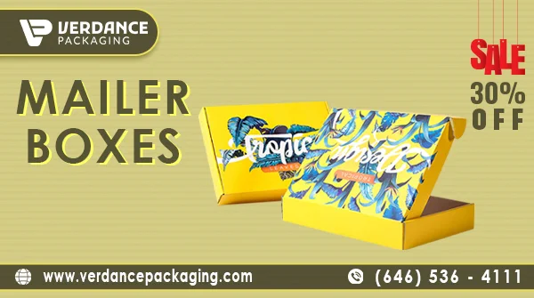 Custom Mailer Boxes Offered by Verdance Packaging